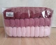 Набір турецьких махрових рушників Cestepe MicroCotton Premium 3 штуки 70x140 Ezgi 5 щільність 600 г/м2 - зображення 5