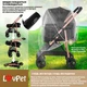 Коляска для собак LovPet Pet Buggy 2in1, Black Д - 65см ,Ш - 50.5 см ,В - 99.5 см - изображение 3