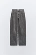 Джинси Zara girlfriend mid-rise 40 L сірі ( 5252/219/807) - зображення 3