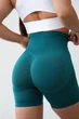 Спортивные женские удлиненные шорты Hot с двойным пуш-ап эффектом и хорошей утяжкой для фитнеса, танцев, йоги XS-S Изумруд (MS04000HS) - изображение 12
