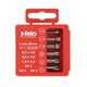 Набор бит Felo 50 мм 0.5х3,0/0,8х4,0/1,0х5,5/PZ2/PH1/PH2 ассортимент электрика 6 шт 03092516 (14386) - изображение 1