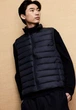 Чоловічий легкий стьобаний жилет Slim fit H&M (57624) ХL Темно-синя - изображение 3