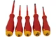 Набір діелектричних викруток Felo Ergonic E-Slim 1000V 3,0/4,0х100/5,5х125/Ph1x80/Ph2x100, CrMoV сталь 41385198 (11116) - зображення 2