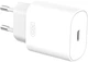 Сетевое зарядное устройство для XO L91 - 25W PD Single port USB-C White (L91_White) - изображение 1