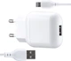 Сетевое зарядное устройство XO L37 2.1A/1USB + кабель Lightning White (L37i-WH) - изображение 2
