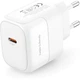Мережевий зарядний пристрій XO L136 - 20W PD Single port USB-C White (L136_White) - зображення 2