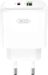 Сетевое зарядное устройство для XO L138 - 30W PD USB-C & 18W QC USB-A White (L138_White) - изображение 4