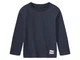 Футболка-лонгслів з начосом для дівчинки Lupilu LIDL 427345 098-104 см (2-4 years) темно-синій - зображення 1