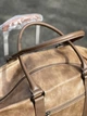 Дорожня сумка з екошкіри David Jones CM 3258 - світло-коричневий - зображення 6
