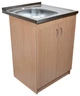 Мойка с тумбой AQUAMARIN BoxWood 600 Beech (Бук)+Сифон - изображение 3