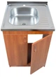 Мийка з тумбою AQUAMARIN BoxWood 600 AppleTree (Яблуня)+Сифон - зображення 2