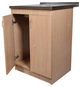 Мойка с тумбой AQUAMARIN BoxWood 600 Beech (Бук)+Сифон - изображение 5