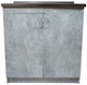 Мойка с тумбой AQUAMARIN BoxWood 800 Cement (Серый цемент)+Сифон - изображение 1