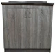 Мойка с тумбой AQUAMARIN BoxWood 800 Gray Onyx (Серый Оникс)+Сифон - изображение 1
