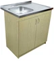 Мойка с тумбой AQUAMARIN BoxWood 800 White Oak (Светлый Дуб)+Сифон - изображение 3