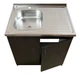 Мойка с тумбой AQUAMARIN BoxWood 800 Venge (Венге)+Сифон - изображение 2