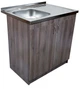 Мойка с тумбой AQUAMARIN BoxWood 800 Chamoni dark (Шамони темный)+Сифон - изображение 3