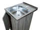 Мойка с тумбой AQUAMARIN BoxWood 500 Gray Onyx (Серый Оникс)+Сифон - изображение 3