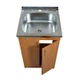 Мойка с тумбой AQUAMARIN BoxWood 500 alder (Ольха)+Сифон - изображение 2