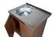 Мойка с тумбой AQUAMARIN BoxWood 800 Walnut (Орех)+Сифон - изображение 4