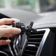 Держатель для мобильного HOCO CA52 Intelligent air outlet in-car holder Black+Gray - изображение 5