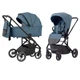 Коляска универсальная 2в1 CARRELLO Alfa CRL-6507 Indigo Blue Голубая - изображение 2