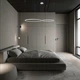 Белая светодиодная люстра в виде двух колец 60+80см «Circle» (52-9832-2B WHITE LED (600+800)) - изображение 3