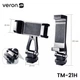 Штатив-тренога Veron TM-21H для телефона/камеры/лампы с держателем для смартфона Телескопический мини-трипод Настольный штатив двухсекционный Мини-штатив - изображение 10