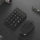 Клавиатура BOW HB157 цифровая беспроводная с Bluetooth, чёрная - изображение 3
