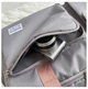 Сумка дорожная спортивная с отделение для обуви Серо-розовая Travel bag - изображение 4