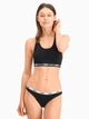 Набор трусиков танга женских хлопковых Puma String 3P Pack 90759002 XL 3шт Black (8718824804484) - изображение 6