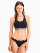 Набор трусиков танга женских хлопковых Puma String 3P Pack 90759002 M 3шт Black (8718824804460) - изображение 5