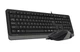 Комплект дротовий A4Tech F1010 Grey - зображення 3