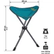 Стульчик розкладной Uquip Darcy Caribbean Blue (244019) - изображение 7