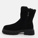 Женские зимние ботинки замшевые высокие Allshoes 972 36 22.7 см Черные (ROZ6501020997) - изображение 4