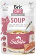 Упаковка влажного корма Brit Care Soup Salmon для кошек суп с лососем 75 г 15 шт. (2700000048252) - изображение 2