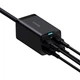 Мережевий зарядний пристрій Baseus GaN3 Pro 4 Ports Desktop Charger 100W Black (CCGP000101) - зображення 2