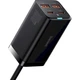 Мережевий зарядний пристрій Baseus GaN3 Pro 4 Ports Desktop Charger 100W Black (CCGP000101) - зображення 6