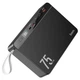 Зовнішній портативний акумулятор Павербанк HOCO J94 Overlord 75000mAh 22.5W 3USB/Type-C зі швидкою зарядкою QC3.0+PD3.0 Black - зображення 5
