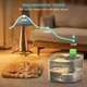 Фонтан-поїлка для котів та собак HONEYGUARIDAN W25PRO 2.5L, з акумулятором 4000mAh і датчиком руху, Прозорий (025PRO-TRANSPARENT) - зображення 5