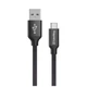 Дата кабель USB 2.0 AM to Type-C 2.0m black ColorWay (CW-CBUC008-BK) - изображение 1