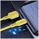 Дата кабель USB 2.0 AM to USB-C 1.0m soft silicone yellow ColorWay (CW-CBUC043-Y) - изображение 6