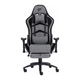Кресло игровое GT Racer X-2534-F Gray/Black Suede (X-2534-F Fabric Gray/Black Suede) - изображение 1