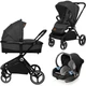 Коляска Lionelo 3 в 1 Mika Grey Graphite (LO-MIKA 3IN1 GREY GRAPHITE) - изображение 1
