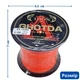Шнур рибальський плетений, 150м 4жили 0.23мм 12.7кг GHOTDA, помаранчевий - зображення 2