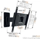 Настінне кріплення для телевізора Vogels MA2030 Black (8552030) - зображення 3
