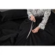 Простынь Ardesto на резинке Mix&Match Premium, 100% хлопок, сатин черный 160х200+30 см (ART1620FSL) - изображение 4