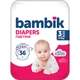 Подгузники Bambik Medium MIDI Размер 3 (4-9 кг) 36 шт (4823071652284) - изображение 1