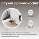 Колонка портативна із мікрофоном C-20 BT/TF/USB/FM 5 Вт Білий - зображення 5