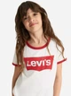 Підліткова футболка для дівчинки Levi's 316155293 158 см Білий/Червоний (1159812240) - зображення 3